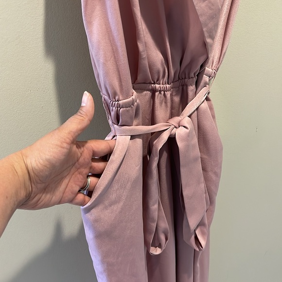 LULU'S - Blush Pink Jumpsuit - Picture 3 of 8